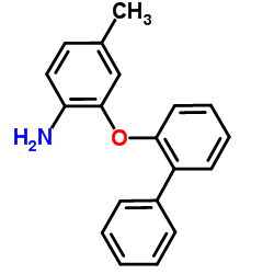 2-(2-Biphenylyloxy)-4-methylaniline Structure