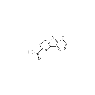 9H-吡啶并[2,3-b]吲哚-6-羧酸结构式