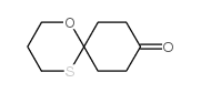 1-oxa-5-thiaspiro[5.5]undecan-9-one结构式