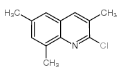 2-Chloro-3,6,8-trimethylquinoline结构式