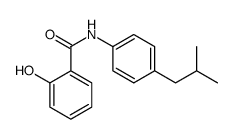 2-hydroxy-N-[4-(2-methylpropyl)phenyl]benzamide Structure