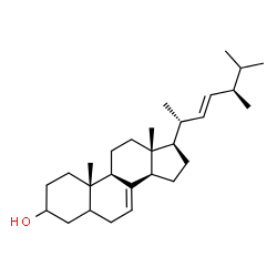 ergosta-7,22-dien-3-ol structure