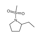 2-ethyl-1-(methylsulfonyl)pyrrolidine结构式