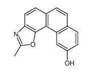 2-methylnaphtho[2,1-g][1,3]benzoxazol-10-ol结构式