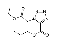 2-methylpropyl 1-(2-ethoxy-2-oxoethyl)tetrazole-5-carboxylate结构式