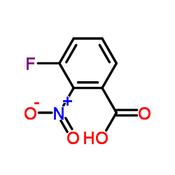 3-Fluoro-2-nitrobenzoic acid structure