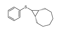 cis/trans-9-phenylthiobicyclo<6.1.0>nonane Structure