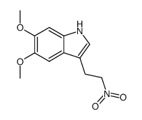 5,6-dimethoxy-3-(2-nitro-ethyl)-indole结构式