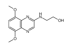 2-(5,8-dimethoxy-quinoxalin-2-ylamino)-ethanol结构式