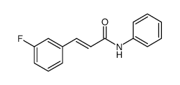 (E)-3-(3-(fluoromethyl) phenyl)-N-phenylacrylamide结构式
