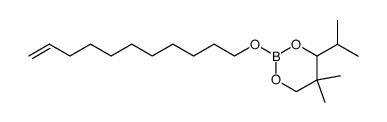 2--4-isopropyl-5,5-dimethyl-1,3-dioxa-2-borinan Structure