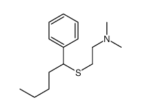 2-(alpha-Butylbenzylthio)-N,N-dimethylethylamine结构式