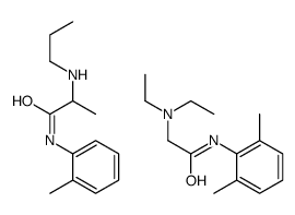 2-(diethylamino)-N-(2,6-dimethylphenyl)acetamide,N-(2-methylphenyl)-2-(propylamino)propanamide结构式