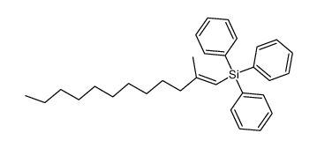 1-triphenylsilyl-2-methyl-1-dodecene结构式