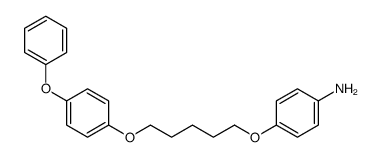 4-[5-(4-phenoxyphenoxy)pentoxy]aniline Structure