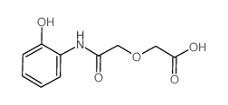 {2-[(2-Hydroxyphenyl)amino]-2-oxoethoxy}acetic acid Structure
