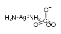 bisamminesilver(I) perchlorate Structure