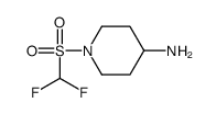 1-(difluoromethylsulfonyl)piperidin-4-amine Structure