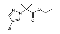 1H-Pyrazole-1-acetic acid, 4-bromo-α,α-dimethyl-, ethyl ester图片