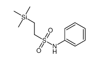 2-(trimethylsilanyl)ethanesulfonic acid phenylamide Structure