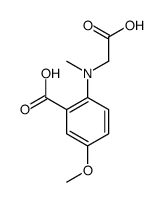 2-[carboxymethyl(methyl)amino]-5-methoxybenzoic acid Structure