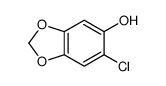 6-Chloro-1,3-benzodioxol-5-ol结构式