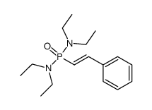 (1E)-(2-phenylethenyl)phosphonic bis(diethylamide)结构式