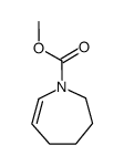 N-(methoxycarbonyl)aza-2-cycloheptene结构式