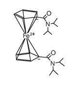 1,1'-N,N,N',N'-tetraisopropylferrocenedicarboxamide Structure