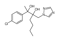 (2R,3R)-2-(4-chlorophenyl)-3-(1,2,4-triazol-1-ylmethyl)heptane-2,3-diol Structure