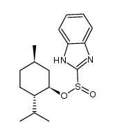(-)-menthyl 2-benzimidazolylsulphinate Structure