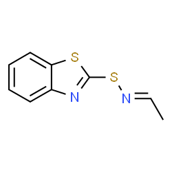 2-Benzothiazolesulfenamide,N-ethylidene-(6CI)结构式