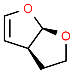 顺式-2,3,3a,6a-四氢呋喃[2,3-b]呋喃结构式