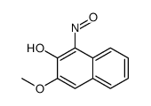 3-methoxy-1-nitrosonaphthalen-2-ol结构式