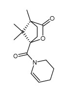 (1S,4R)-1-(1,2,3,4-Tetrahydro-1-pyridyl-carbonyl)-4,7,7-trimethyl-2-oxa-bicyclo[2.2.1]heptan-3-on Structure