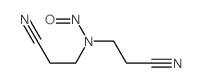 Propanenitrile,3,3'-(nitrosoimino)bis- structure