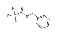 1,1,1-trifluoro-2-benzylthiopropene Structure