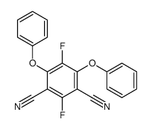 2,5-difluoro-4,6-diphenoxybenzene-1,3-dicarbonitrile结构式