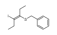(E)-3-benzylthio-4-iodohex-3-ene Structure