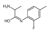 N~1~-(2-fluoro-4-methylphenyl)alaninamide(SALTDATA: HCl)结构式