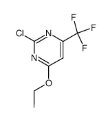 2-chloro-4-ethoxy-6-(trifluoromethyl)pyrimidine结构式