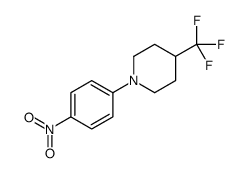 1-(4-nitrophenyl)-4-(trifluoromethyl)piperidine结构式