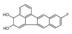 9-fluoro-2,3-dihydrobenzo[k]fluoranthene-2,3-diol结构式