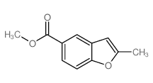 Methyl 2-methyl-1-benzofuran-5-carboxylate结构式