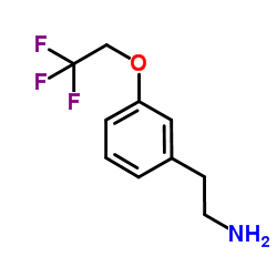 2-[3-(2,2,2-Trifluoroethoxy)phenyl]ethanamine Structure