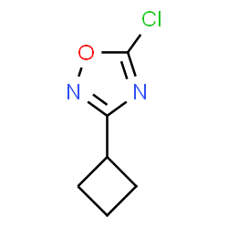 5-Chloro-3-cyclobutyl-1,2,4-oxadiazole结构式