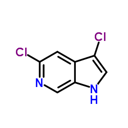 3,5-Dichloro-6-azaindole结构式