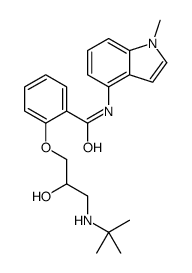 2-[3-(tert-butylamino)-2-hydroxypropoxy]-N-(1-methylindol-4-yl)benzamide Structure