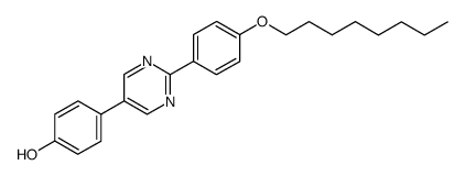 5-(4-Hydroxyphenyl)-2-(4-octyloxyphenyl)pyrimidine结构式