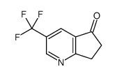3-(trifluoromethyl)-6,7-dihydrocyclopenta[b]pyridin-5-one结构式